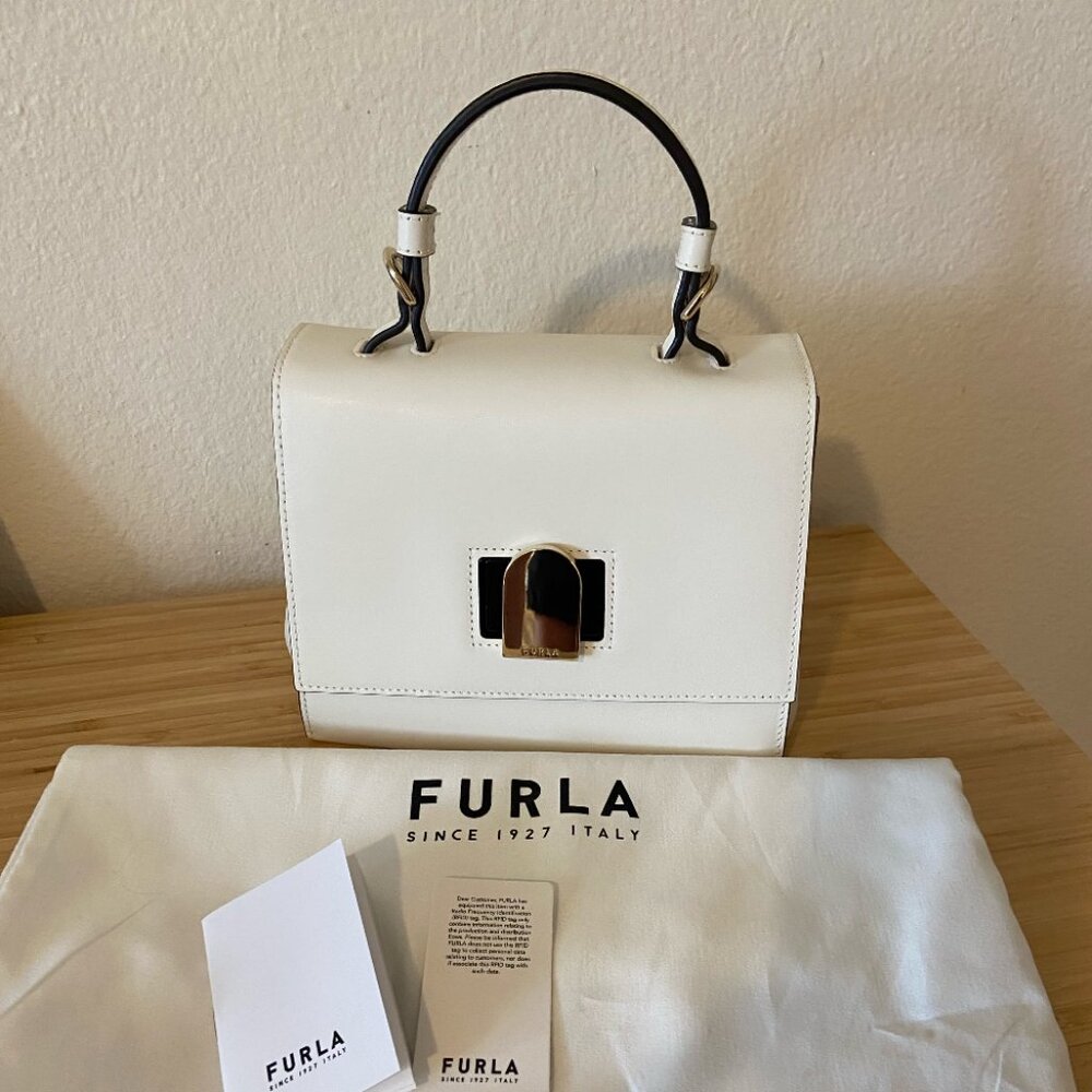 Furla Emma Mini Top-Handle Talco